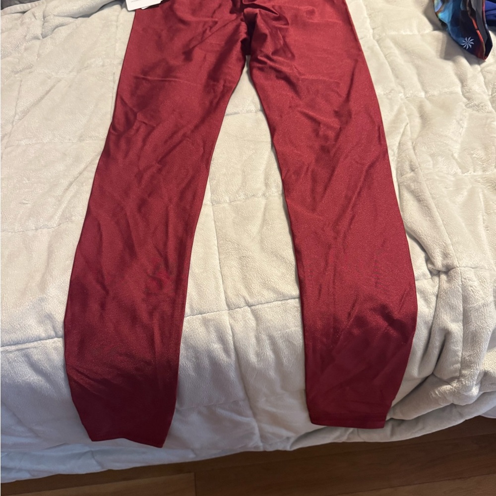 Red Leggings NWT  never worn brand new